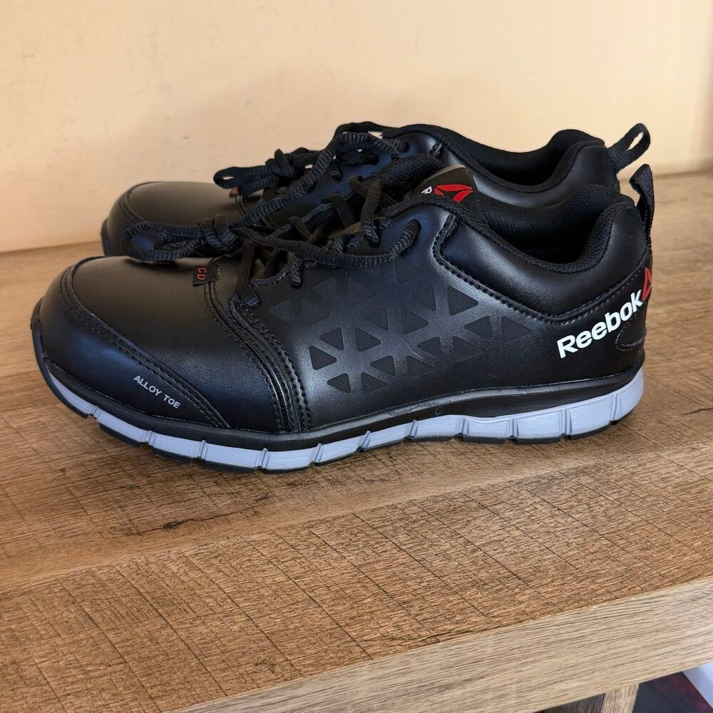 Reebok SUBLITE CUSHION RB049 women’s safety toe Work Shoes - Black size 8.5